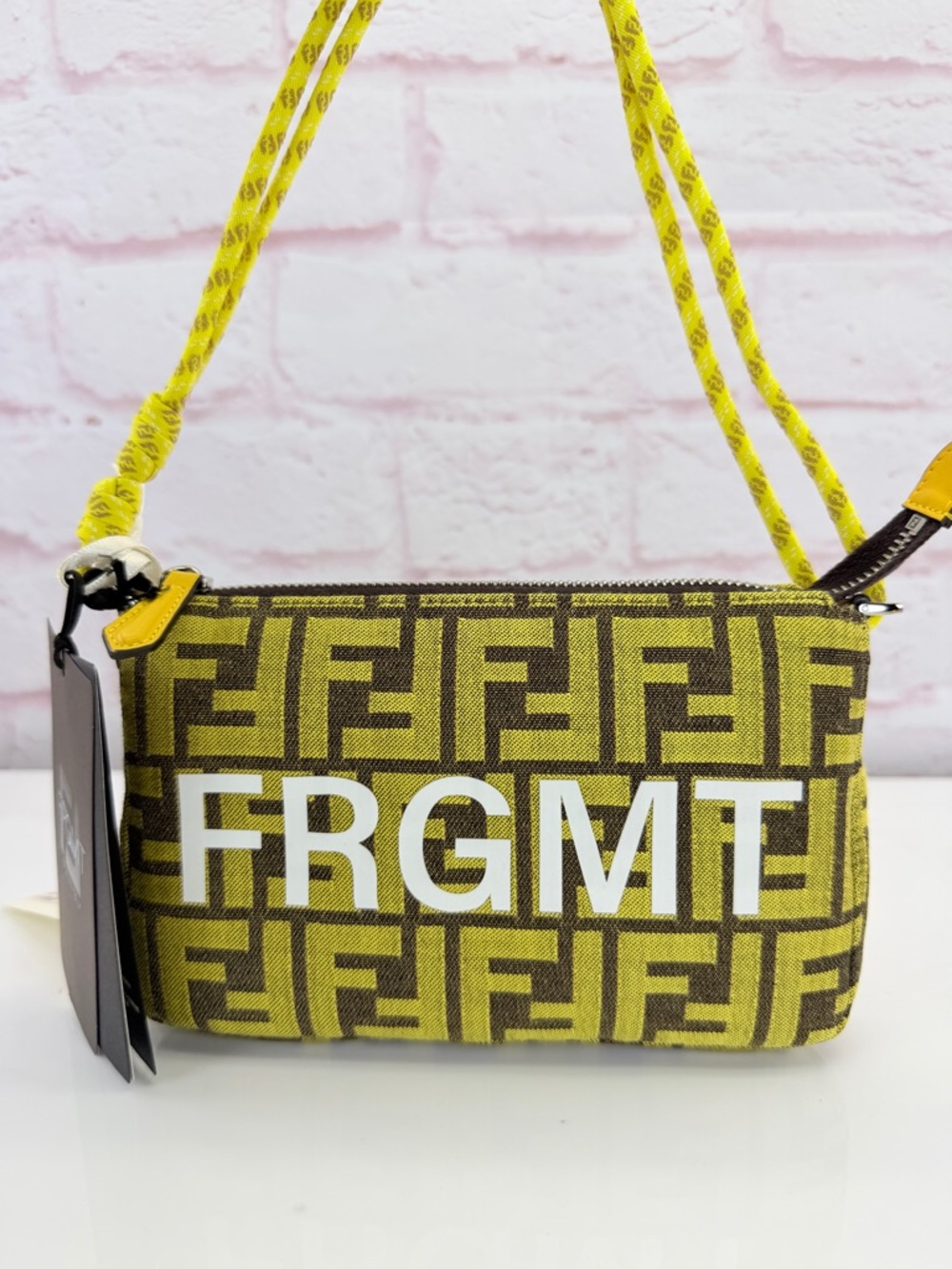 Fendi x FRGMT x Pokemon FF Fabric Bag Baguette Pouch